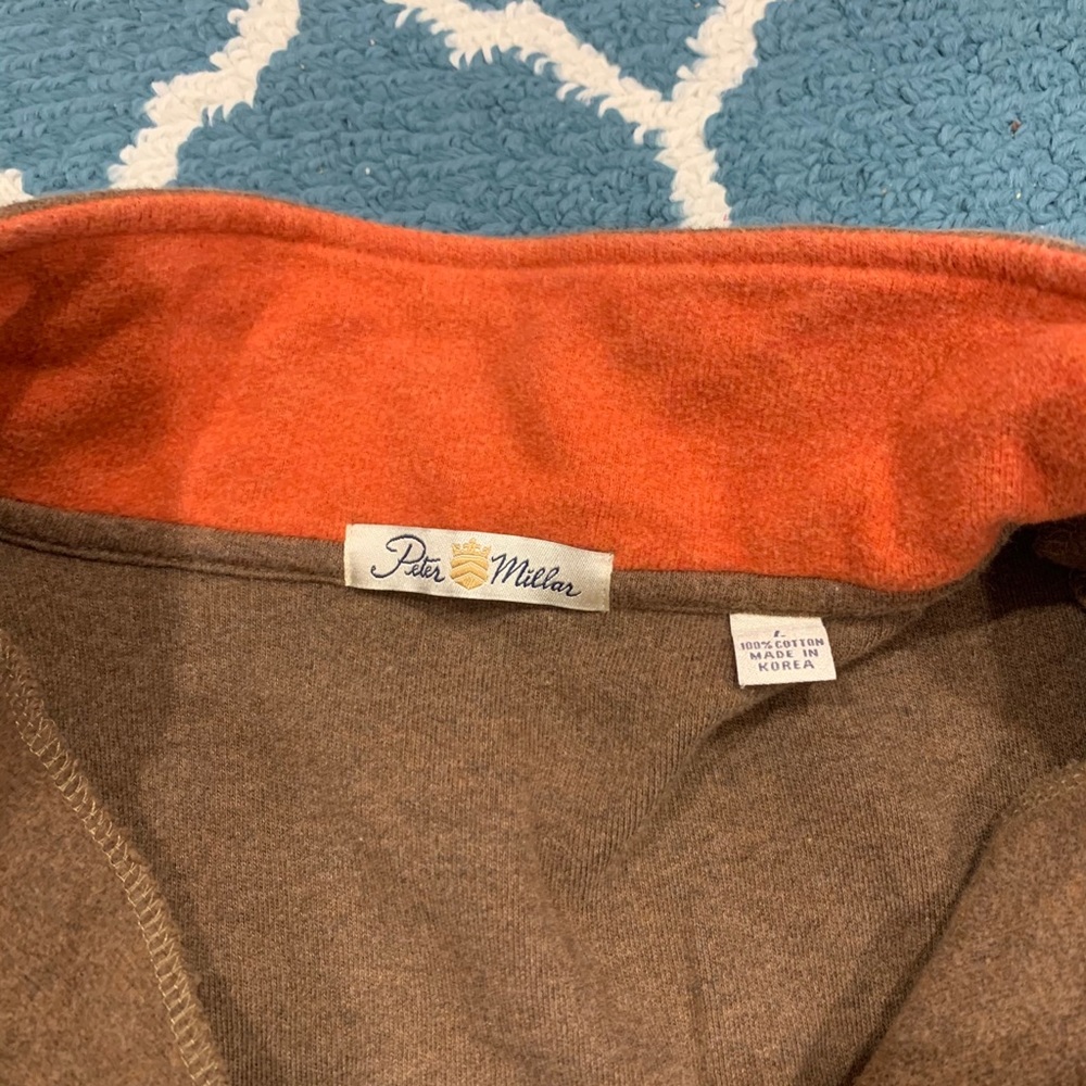 Peter Millar 1/4 zip pullover with pockets